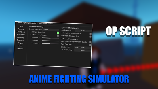 Anime Fighters Simulator SCRIPT